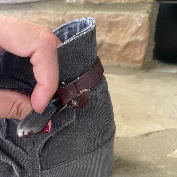 Aldo Pirnie Bootie in Grey Corduroy  Sz 9 - Picture 5 of 9